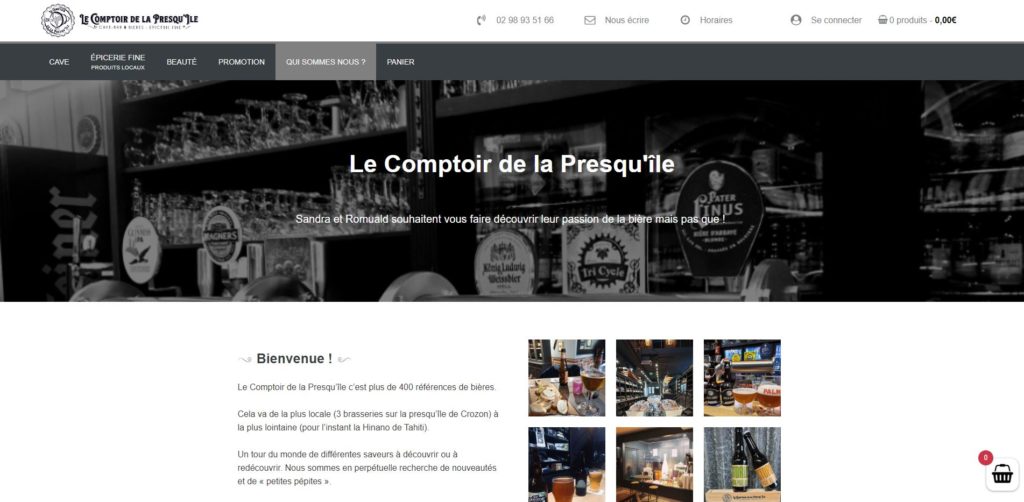Le Comptoir de la Presqu'île — bar et cave à bières sur la presqu'île de Crozon