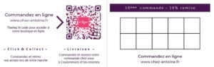 Carte de fidélité Chez Antoine verso