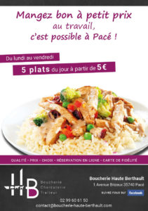 Flyer e-Repas Plat du jour — recto